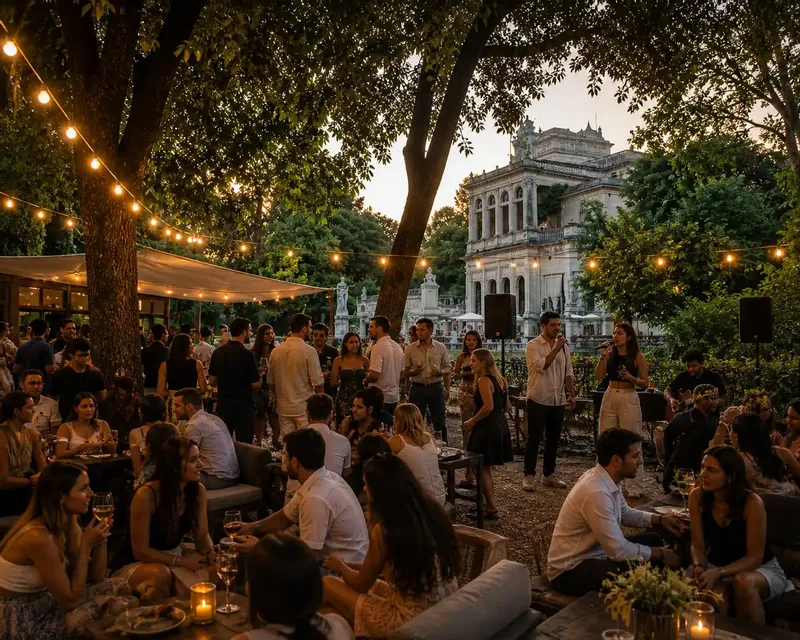 Apericena e Karaoke all'ombra di Villa Borghese