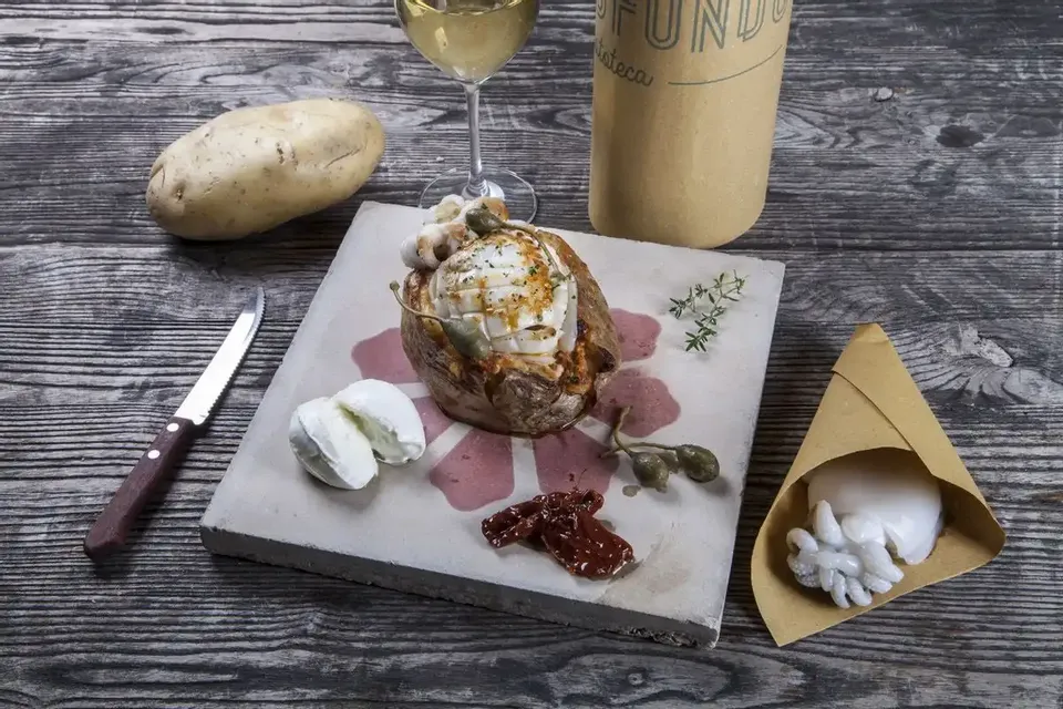 Cena tradizionale: La Patein scorz e tutt  