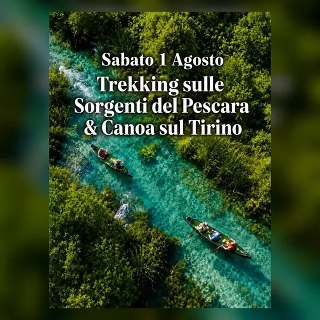 Trekking sulle Sorgenti del Pescara e Canoa sul Tirino