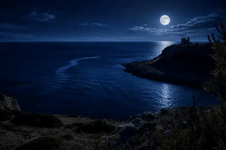Passeggiata notturna a Porto Selvaggio: Favole sotto la luna