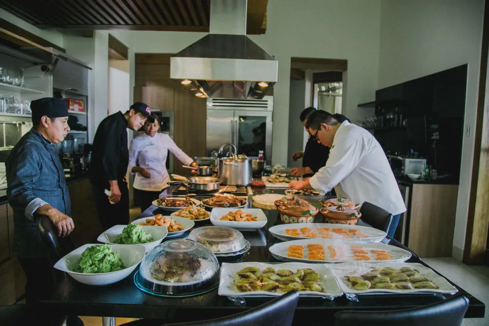 Cooking class e cena in compagnia