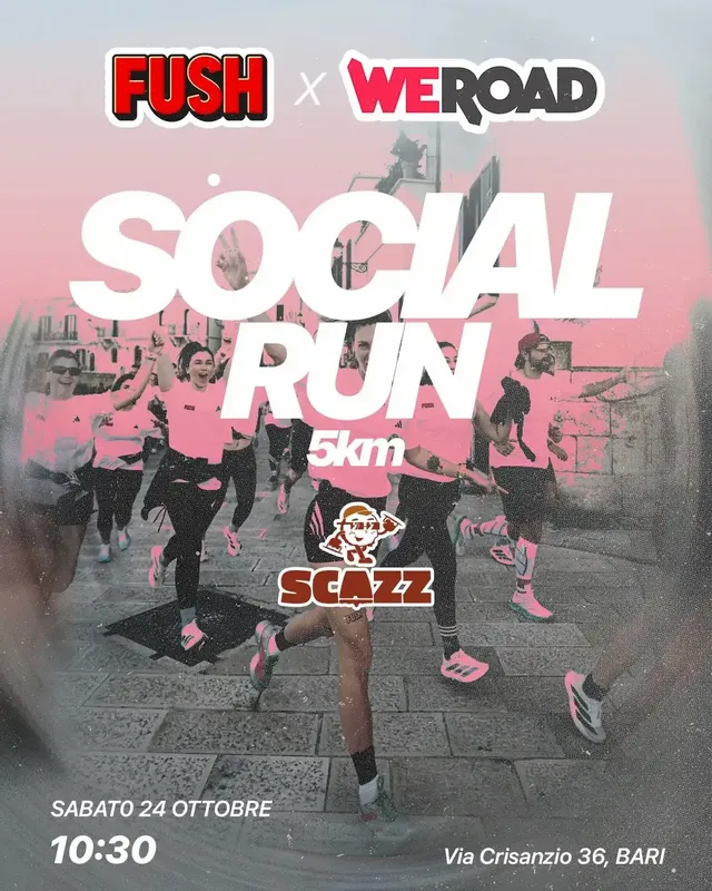 FUSH X WeRoad: Social Run @scazz.smash