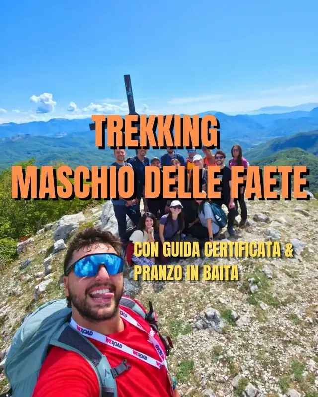 TRIBE | Trekking maschio delle faete con guida + pranzo 