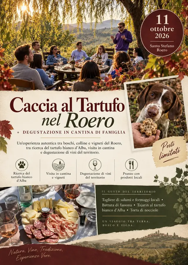 TruffleHunting nel Roero&Degustazione in cantina di famigli