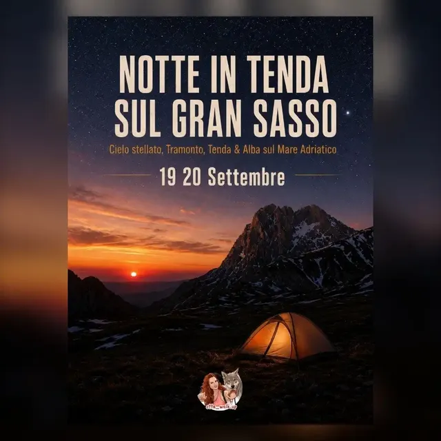 Notte in tenda sul Gran Sasso