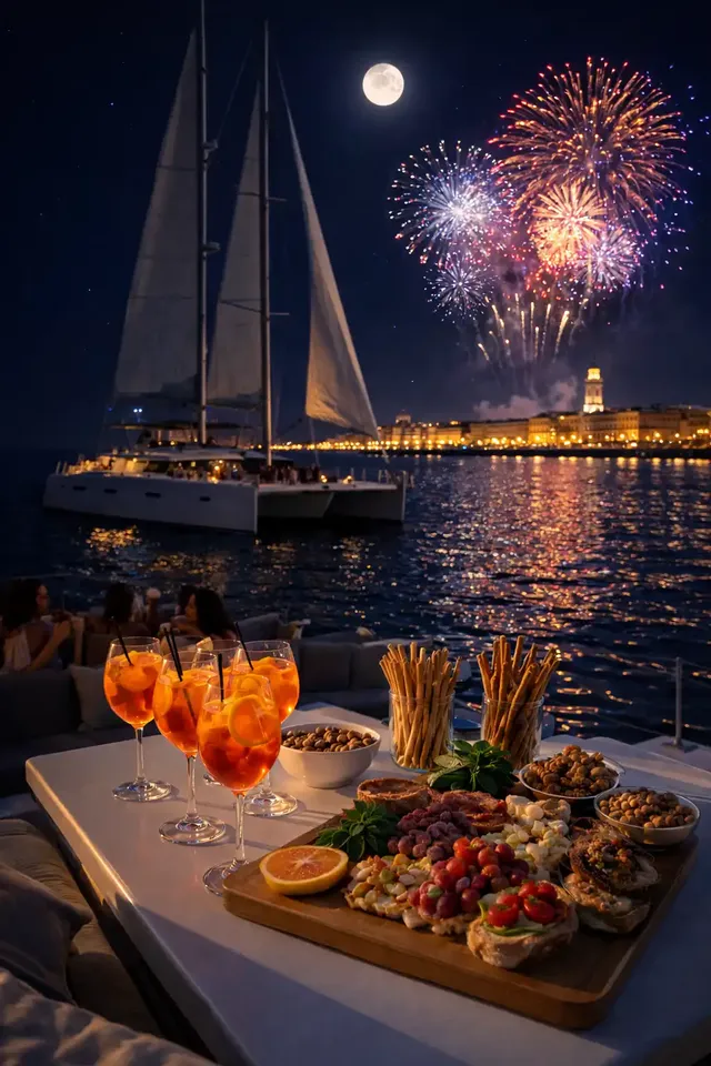 San Nicola dal Mare – Aperitivo in Catamarano 