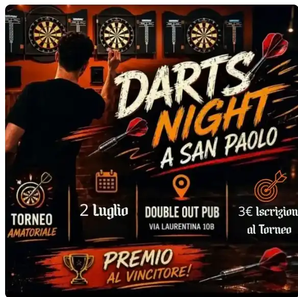 🎯 Darts Night a San Paolo [II Edizione]
