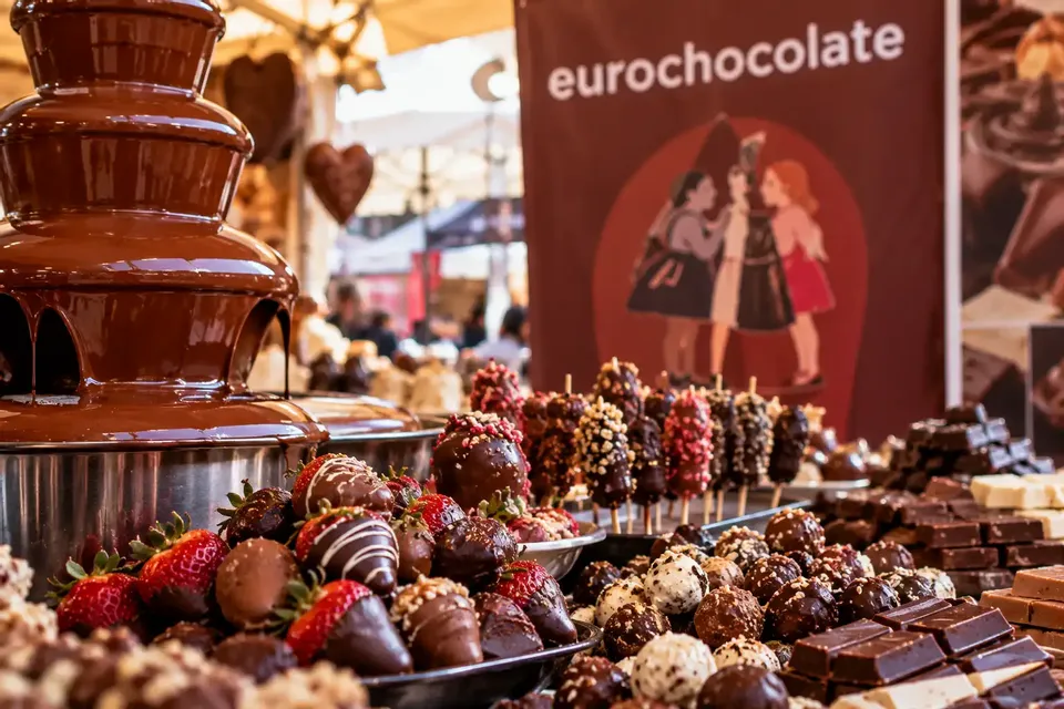 Eurochocolate e Pranzo a Perugia