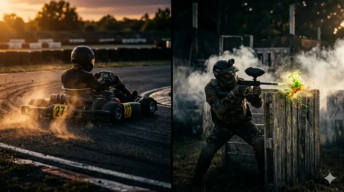 All in: GoKart Outdoor + Paintball + Grigliata