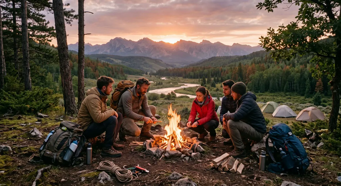 🔥 Trekking, Corso Survival nella natura e Cena al Falò!