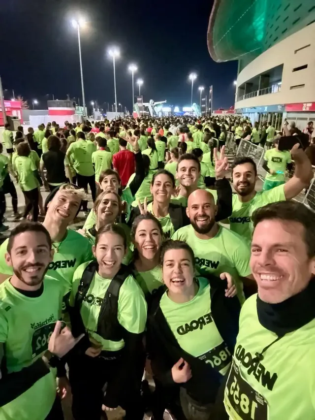 Gruppo WeMeet alla corsa notturna