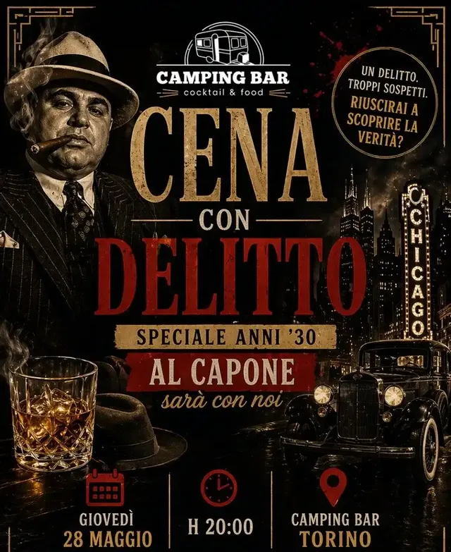 🕵️‍♂️ Cena con Delitto: Speciale Anni '30 con Al Capone