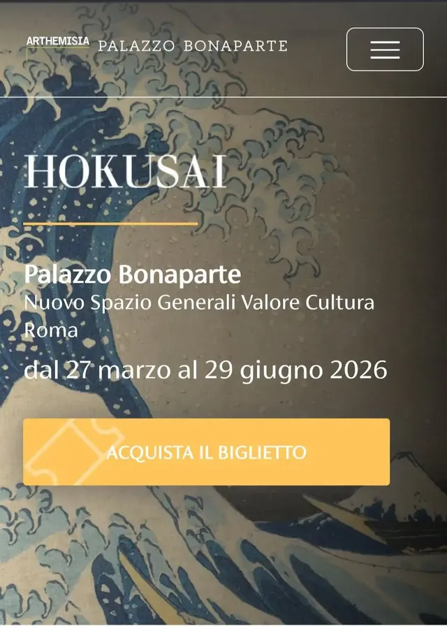 Visita alla mostra "HOKUSAI" + Aperitivo