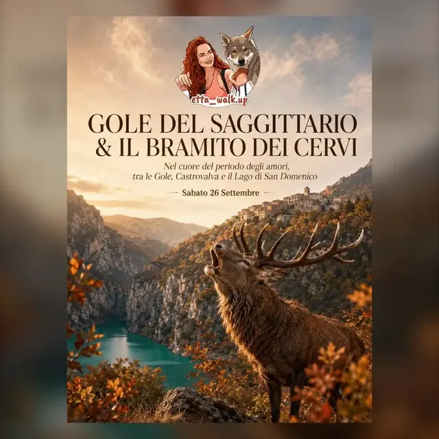 Gole del Sagittario e il bramito dei cervi