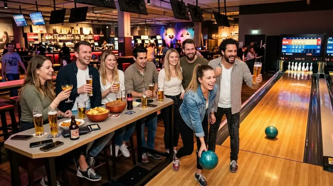 Abend der Volltreffer - Bowling, Drinks und Gespräche