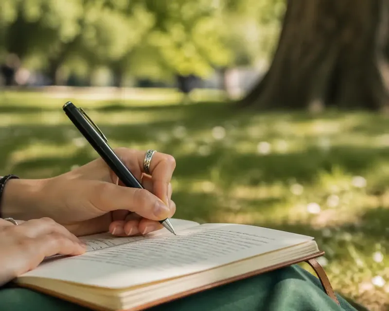 Scoprire la scrittura creativa al parco