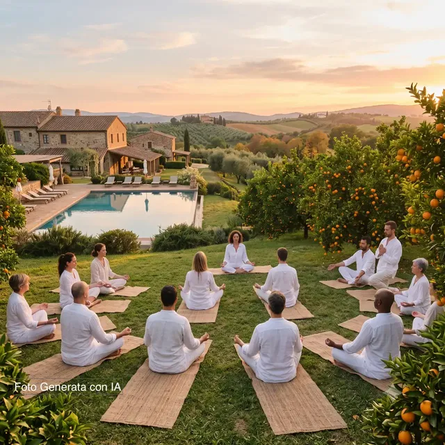 Yoga & Wellness: piscina e apericena al tramonto