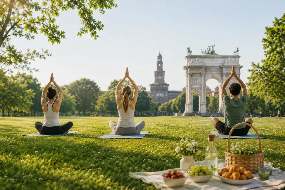 Yoga, meditazione e pranzo in compagnia