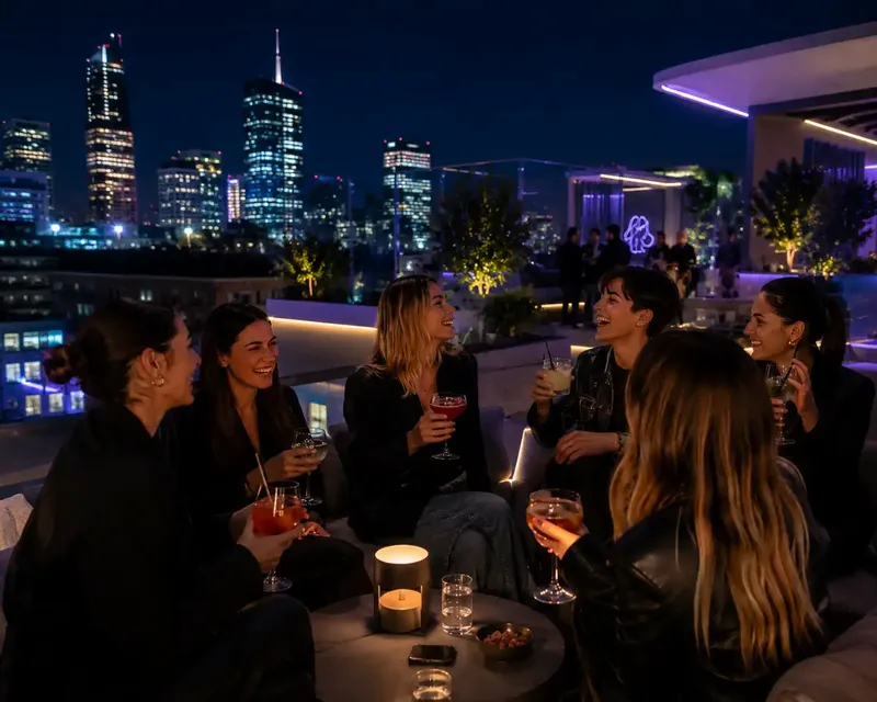 Nel chill sulla terrazza futurista di Milano: Vertigo