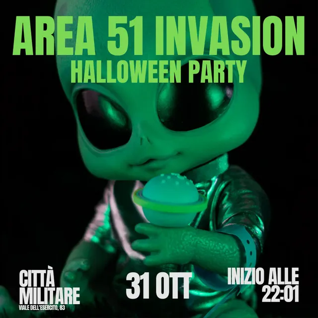 Halloween party: Area 51 invasion 