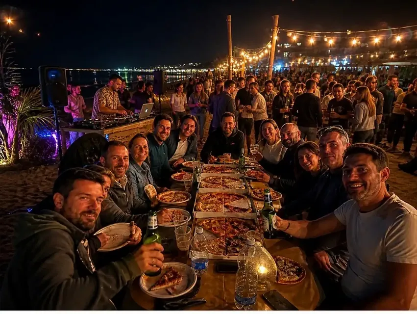 Pizzata in spiaggia & Musica live