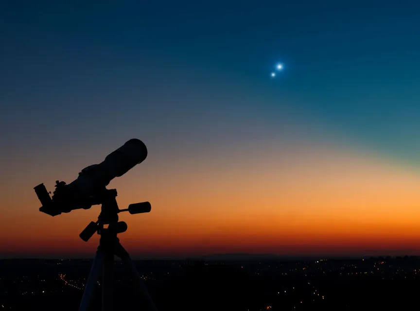 Il Bacio tra Venere e Giove - serata astronomica