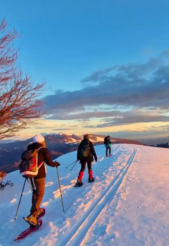 Ciaspolata, vin brûlé & pranzo in rifugio