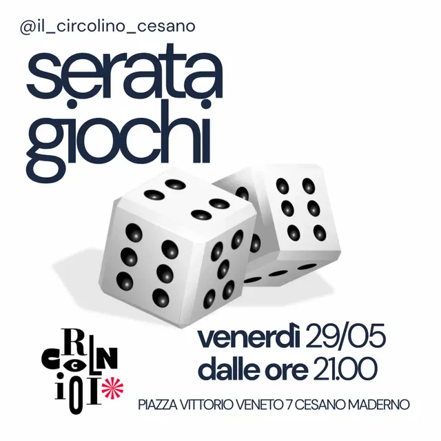Serata Giochi al Circolino