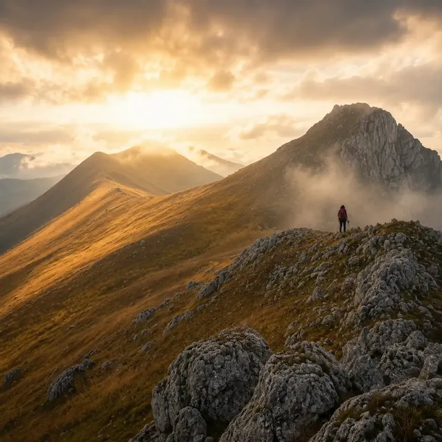 Anello della Balconata del Gran Sasso ~ sopra il Monte Bolza