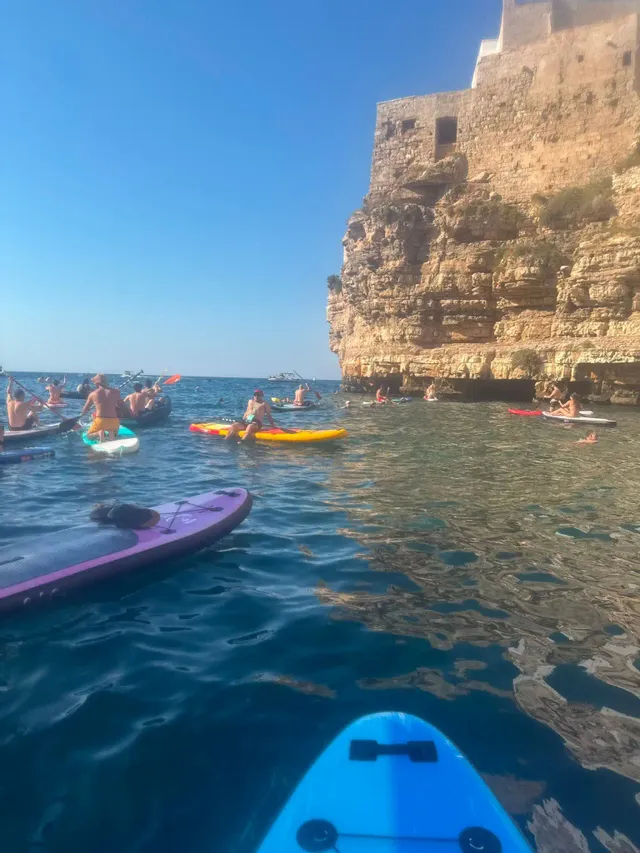Tramonto in sup & visita alle grotte di Polignano
