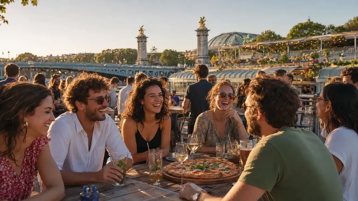 Sunset, apéro & dancefloor au Rosa Bonheur / Invalides 🌅🍹