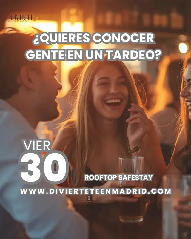 TARDEO DIVIERTETE GATO NOMADA SKY BAR. 25-45 años.