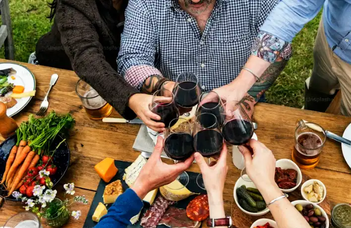 Degustazione di vini rossi del Nord Italia