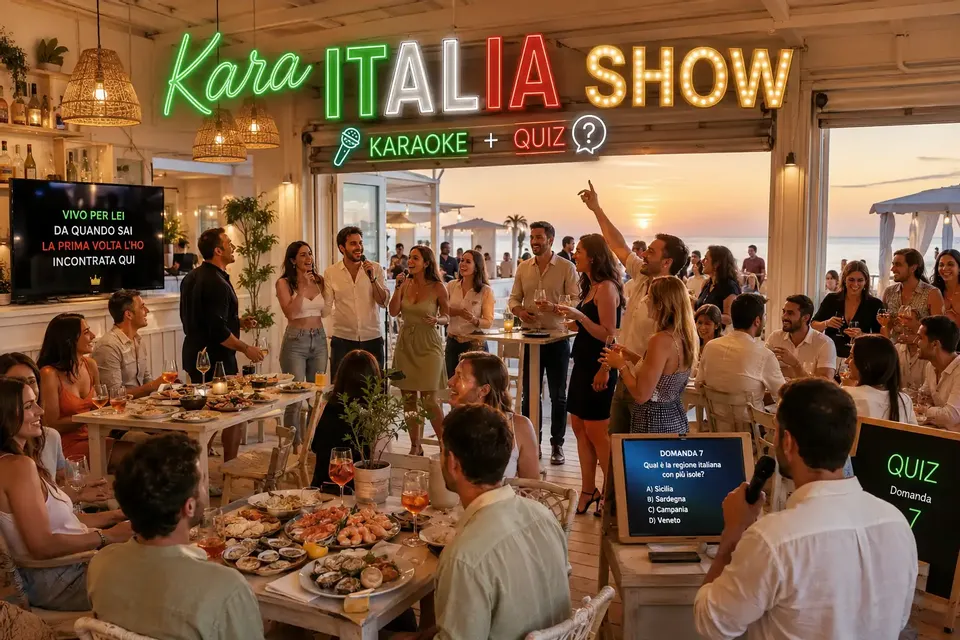 Apericena Show: karaoke interattivo, quiz show e djset