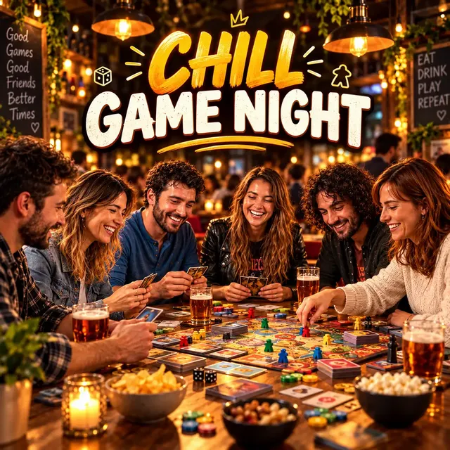 CHILL GAME NIGHT: Giochi, Nuove Amicizie & Aperitivo