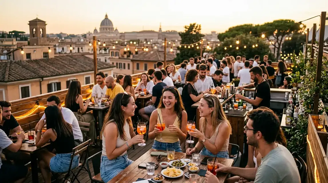 Atmosfera e Relax: Aperitivo in Terrazza