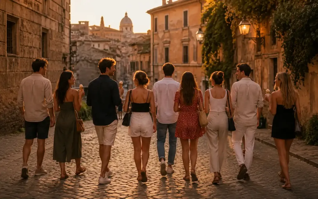 Estate Romana: Passeggiata & Gelato