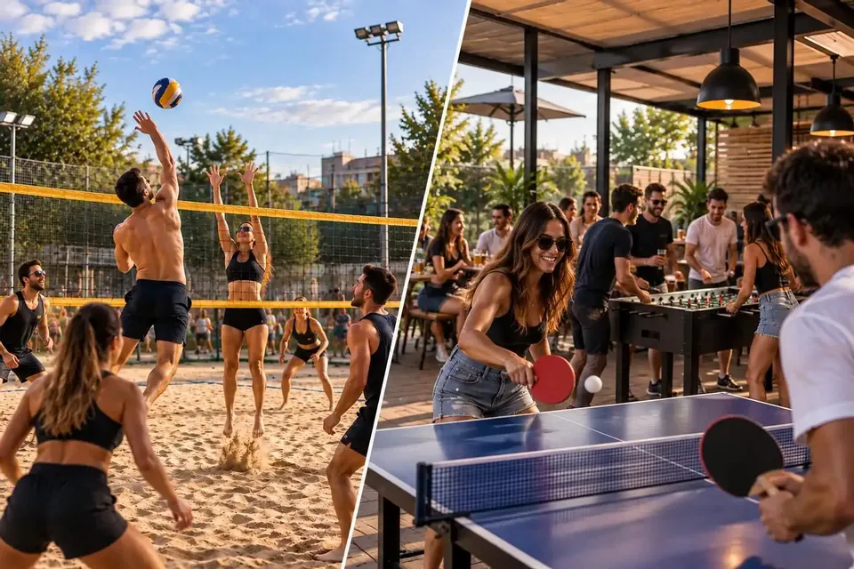 Beach Volley + Ping Pong & Biliardino