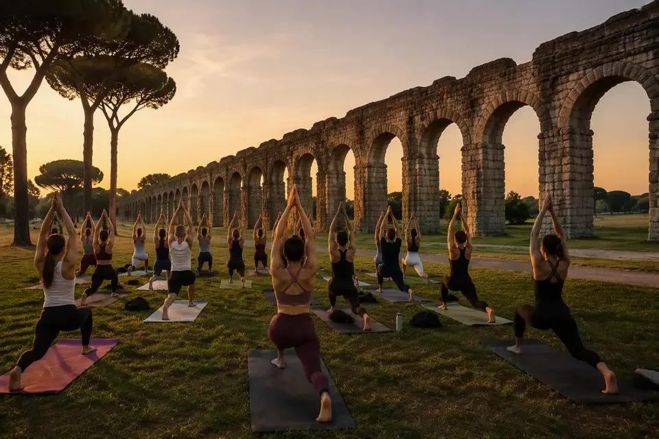 Yoga al tramonto 🌅