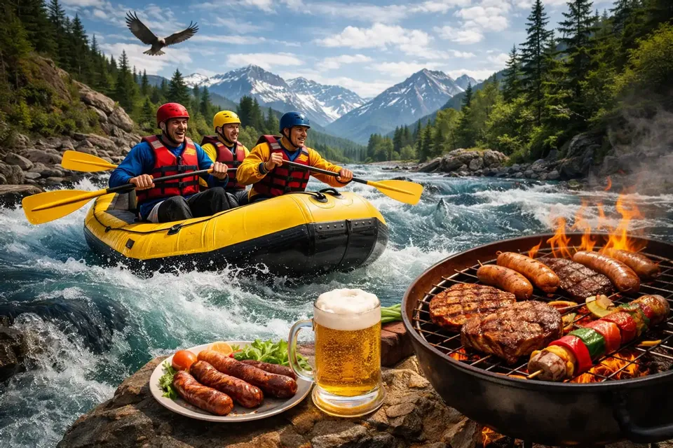 1 MAGGIO Rafting & Grill Experience 🍖🌿