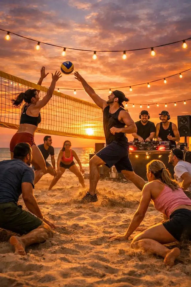 Beach Volley Sunset Party 