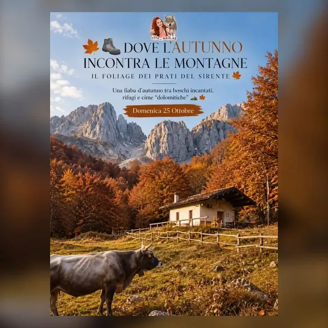 Dove l'autunno incontra le montagne: Prati del Sirente