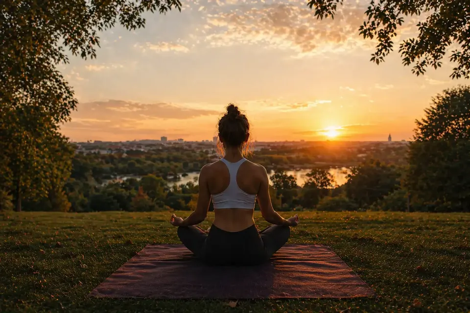 Yoga & Tisana al Parco al Tramonto