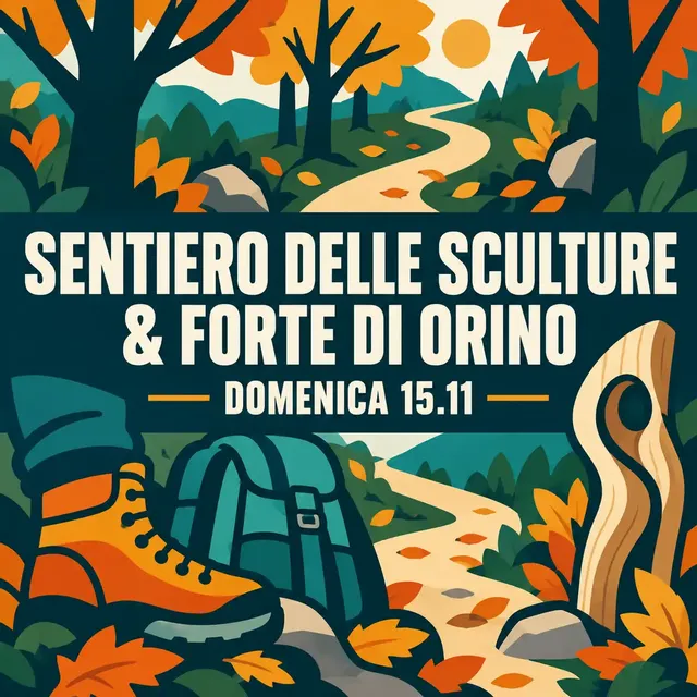 15.11 - Sentiero delle Sculture al Forte di Orino