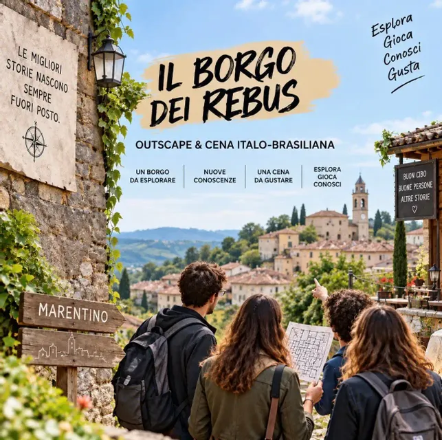 Il Borgo dei Rebus 🧩 | OUTSCAPE | Pranzo Italo-Brasiliano