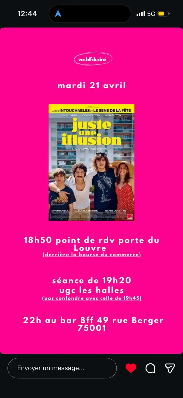 BFF X weRoad : soirée de départ tour de France des cinemas 