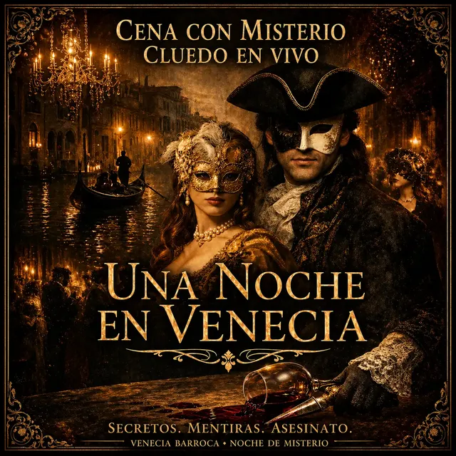Cena con misterio: Una noche en Venecia