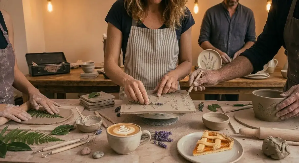 Impressioni botaniche: laboratorio d'argilla