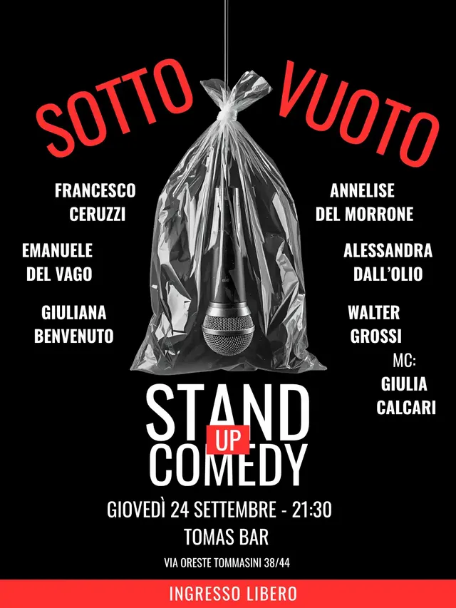 SOTTO VUOTO 🎤 stand up comedy