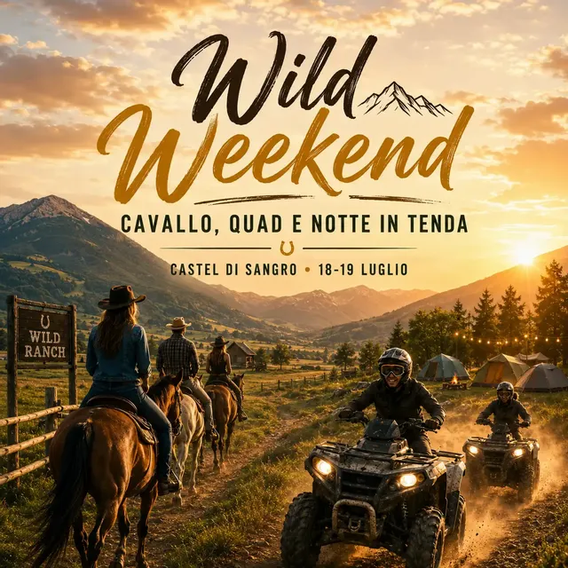 Wild Weekend: cavallo, quad e notte in tenda